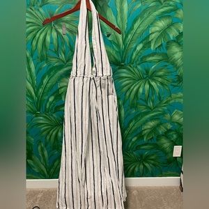 Deep V halter dress from Australia